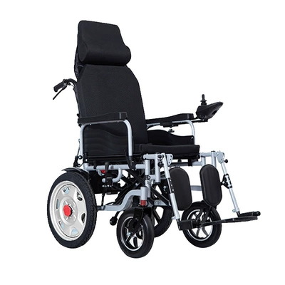 Backrest Foldable Mobility Wheelchair — Qatlanan elektrik velosipedlər
