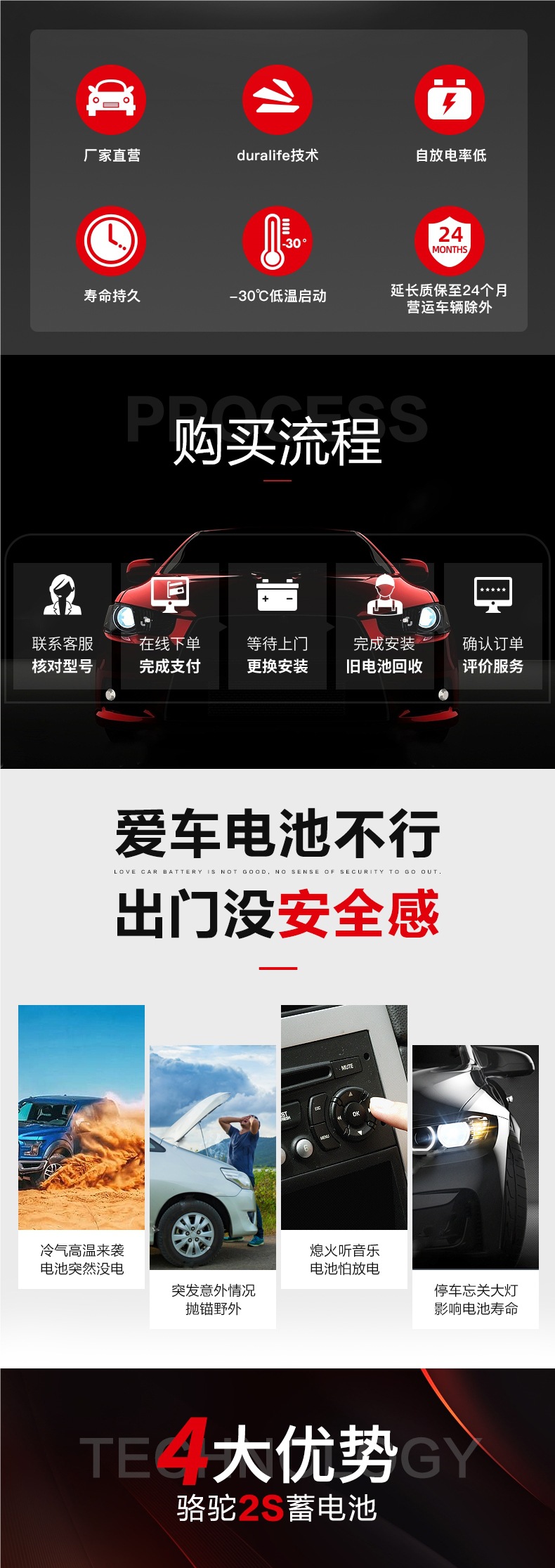 Camel Battery Is Suitable for Wuling Hongguang Van, Car, Sedan 12V45Ah Car Battery