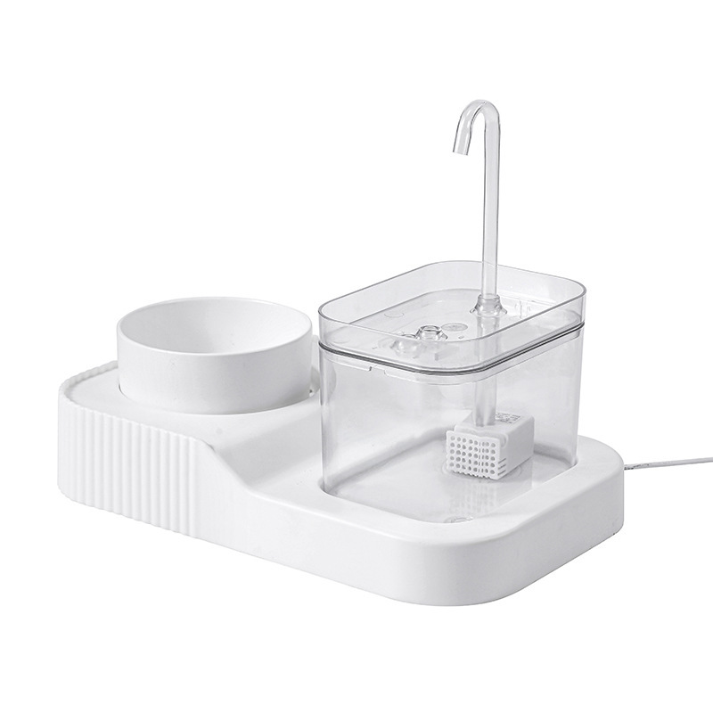 Dispensador de agua para gatos, flujo de circulación automática, bebedero silencioso, bebedero de boca no mojada, lavabo para perros, suministros para mascotas
