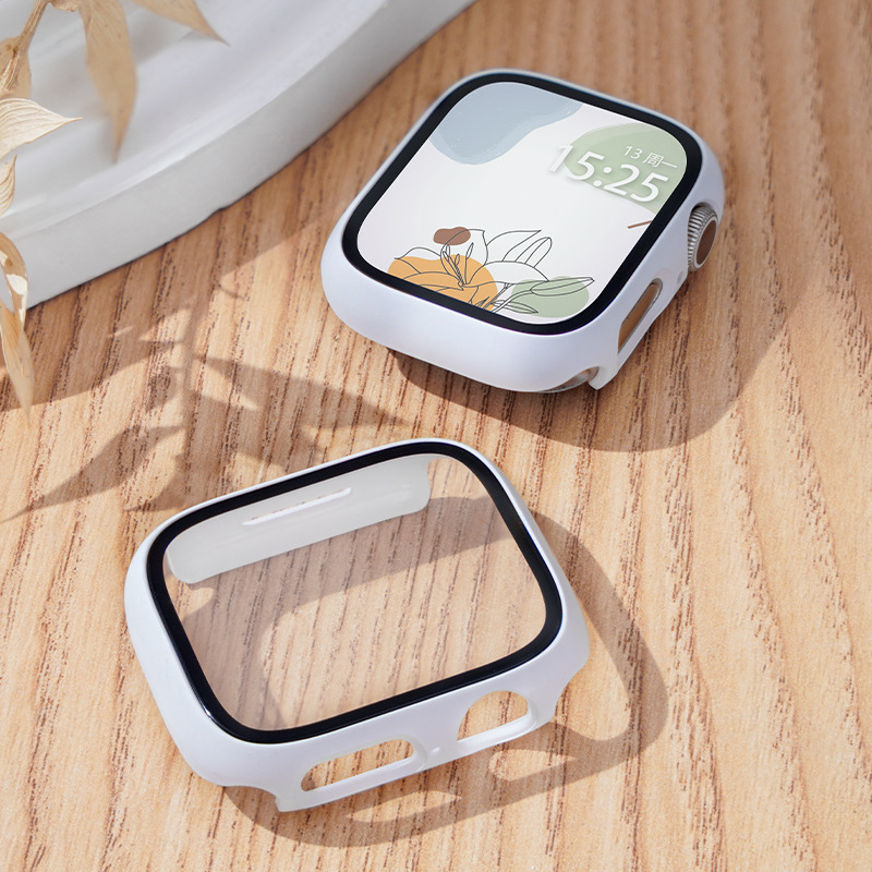 Applicable Apple Watch protective case S9 shell film all -in -one Applewatch protective cover S8 steel film IWATCHS7