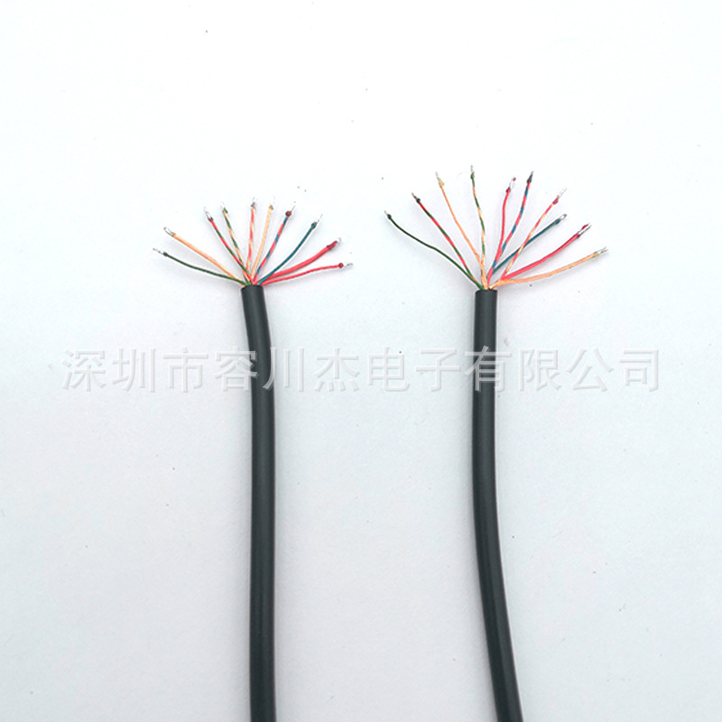 抽线厂家10芯tpe漆包线 高温多股彩色漆包线音箱耳机喇叭连接线材