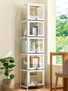 Bookshelf Floor-Standing Bookcase Home Storage Rack Living Room Children's Multi-Layer Storage Cabinet Office Simple Internet Celebrity Wall Side
