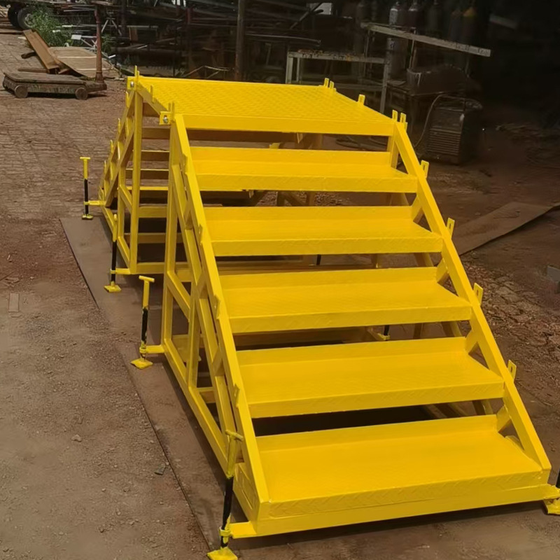 玻璃钢安全爬梯基坑外墙工程安全梯电力登高梯绝缘防腐登高爬梯