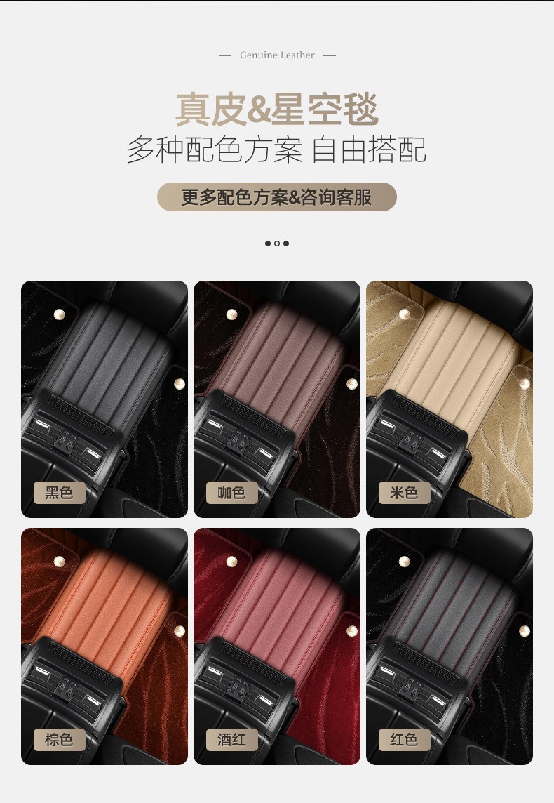 Suitable for full-coverage car floor mats, specifically for Magotan, Camry, Lavida, Accord, Tiguan L, Passat, CRV, and Xing