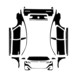 Car paint protective film Invisible Car Cover Tpu - glossy-black-tpu-19-26-models-volkswagen-cc