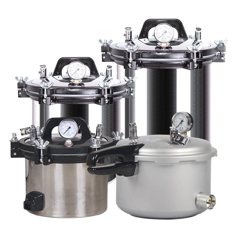 Технология Лишайника Стерилизатор Небольшой Стерилизатор Паровой Высокотемпературный Стерилизатор Экспериментальный Стерилизатор Из Нержавеющей Стали