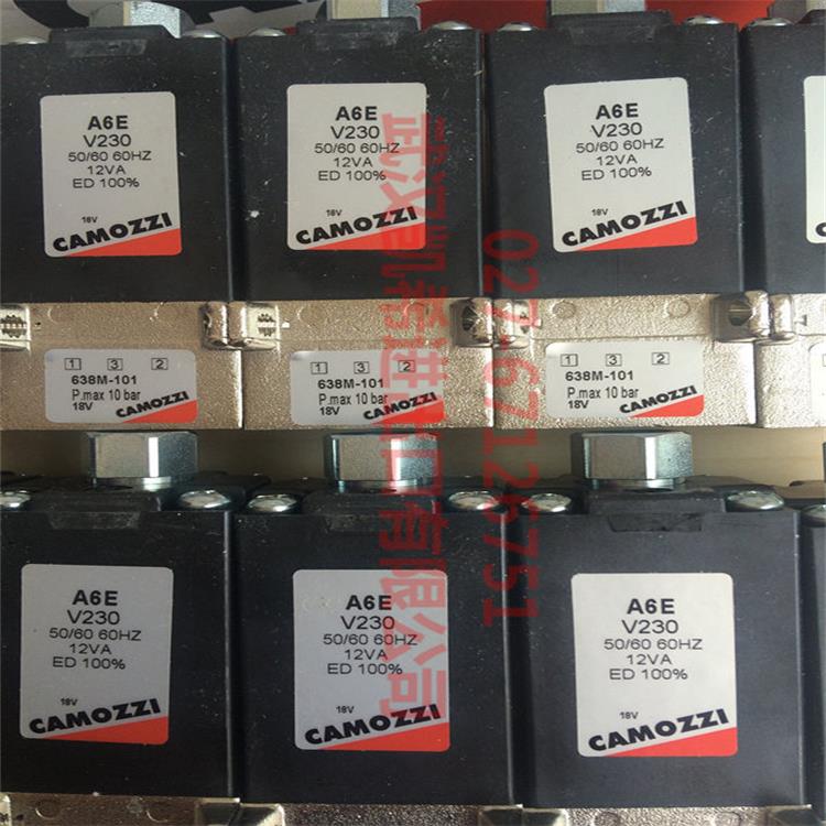 CAMOZZI康茂胜6系列阀638M-101-A6E 638M-101-A62 638M-101-A63
