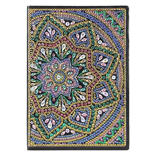 Cuaderno de dibujo de diamantes transfronterizos 5d punto diámetro pintura pegatinas de sexo opuesto mariposa DIY manual cuaderno de notas de cristal