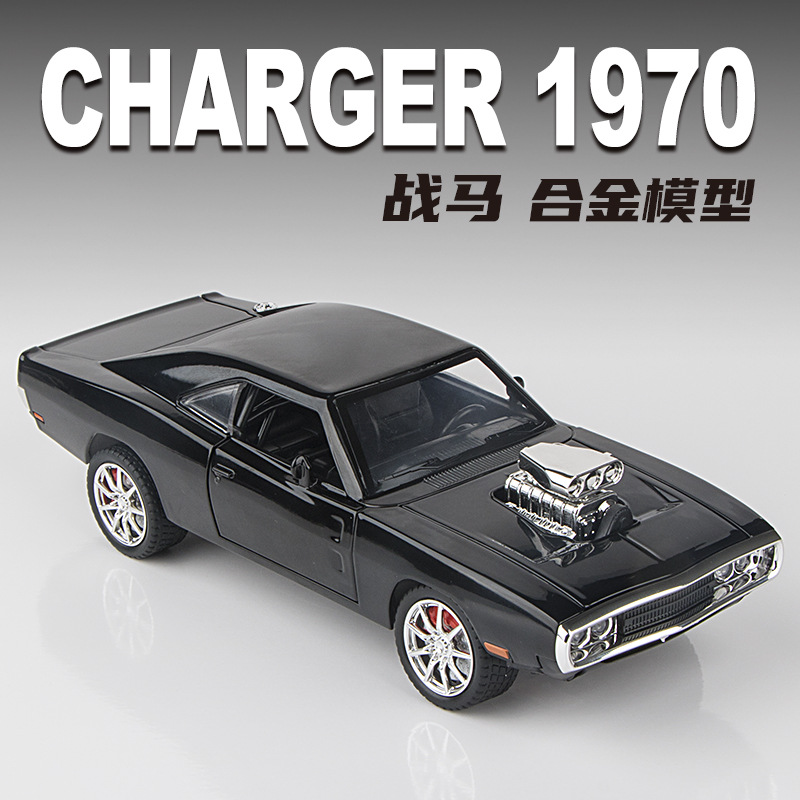 1:24 caballo de guerra modelo de coche de aleación de sonido y luz Tire hacia atrás niño juguete boutique decoración del coche TikTok Venta caliente