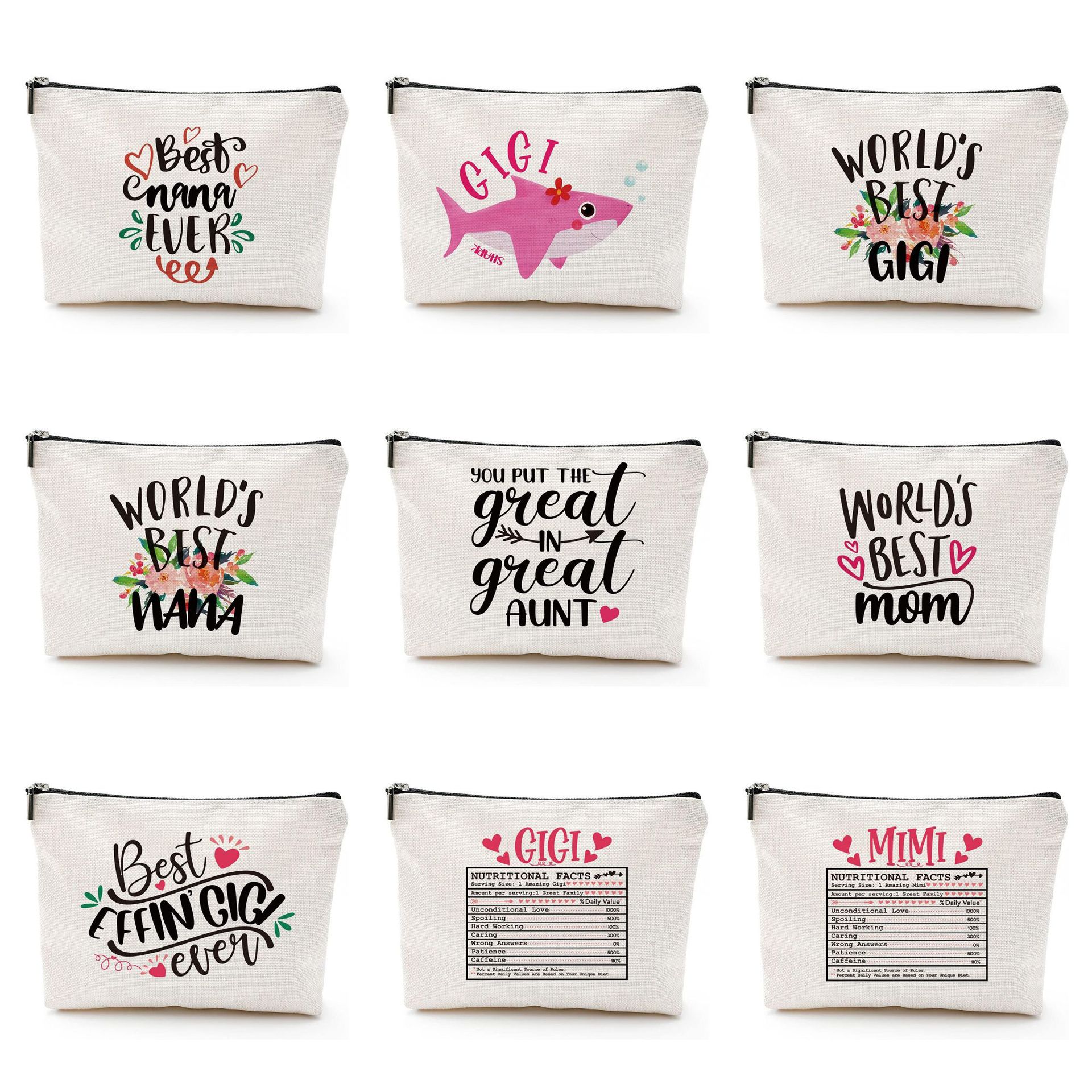Transfronterizo Amazon éxito regalo de cumpleaños para amigos bolsas de maquillaje de damas bolsas de mano bolsas de lavado bolsas de tela