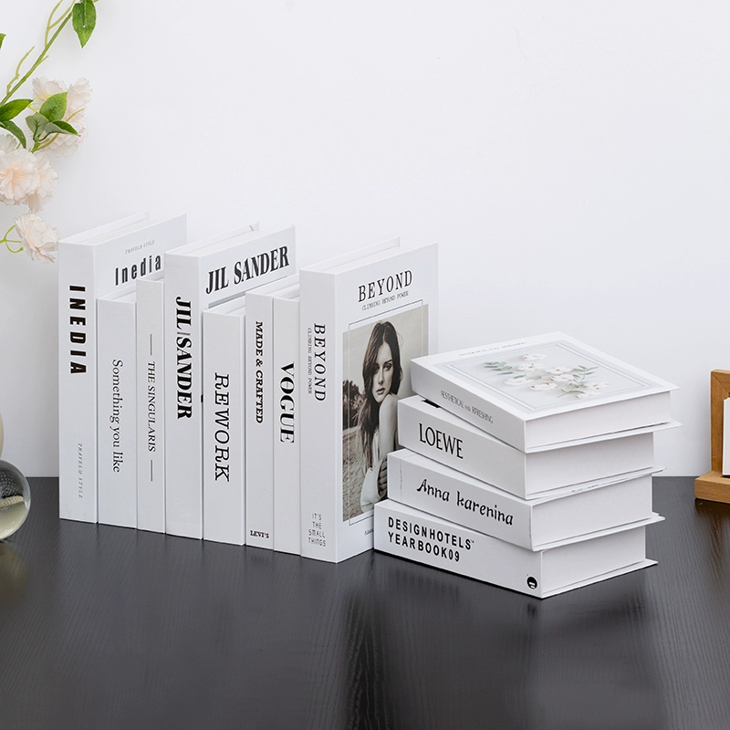 Скандинавский простой стиль фальшивой книги модель Studycop магазин имитационная книжка гостиная офис книжный шкаф креативное оформление книжная лента