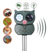 Multifunctional outdoor solar ultrasonic animal driving deoder rapper driving device bird driving device cat and dog