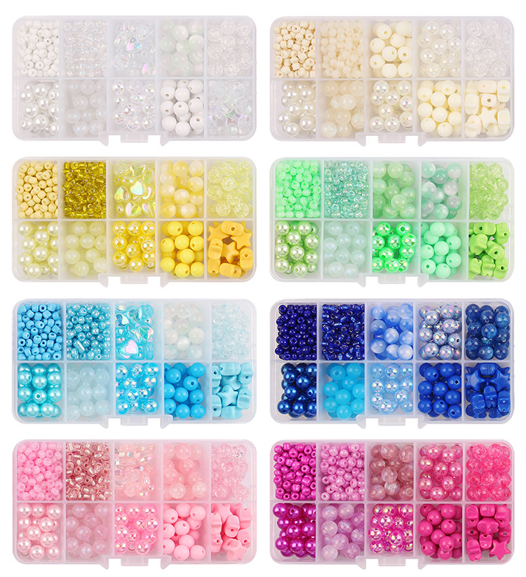 1 Caja Arílico Color Sólido Rosario display picture 1