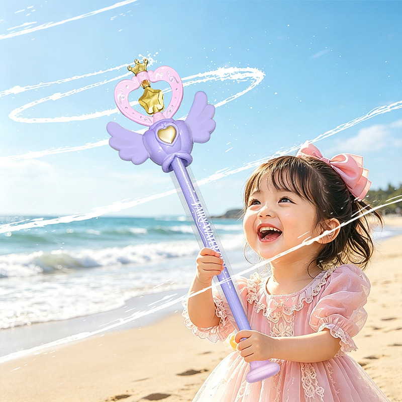Cross-Border Princess Magic Water Spray Wand Fairy Magic Wand Water Gun Handheld Water Spray Rotating Fireworks Water Gun Outdoor Beach Cross-Border Princess Magic Water Spray Wand Fairy Magic Wand Water Gun Handheld Water Spray Rotating Fireworks Water Gun Outdoor Beach