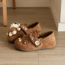 百搭休闲复古卡通增高全包勃肯女鞋2025秋季新款懒人一脚蹬单鞋