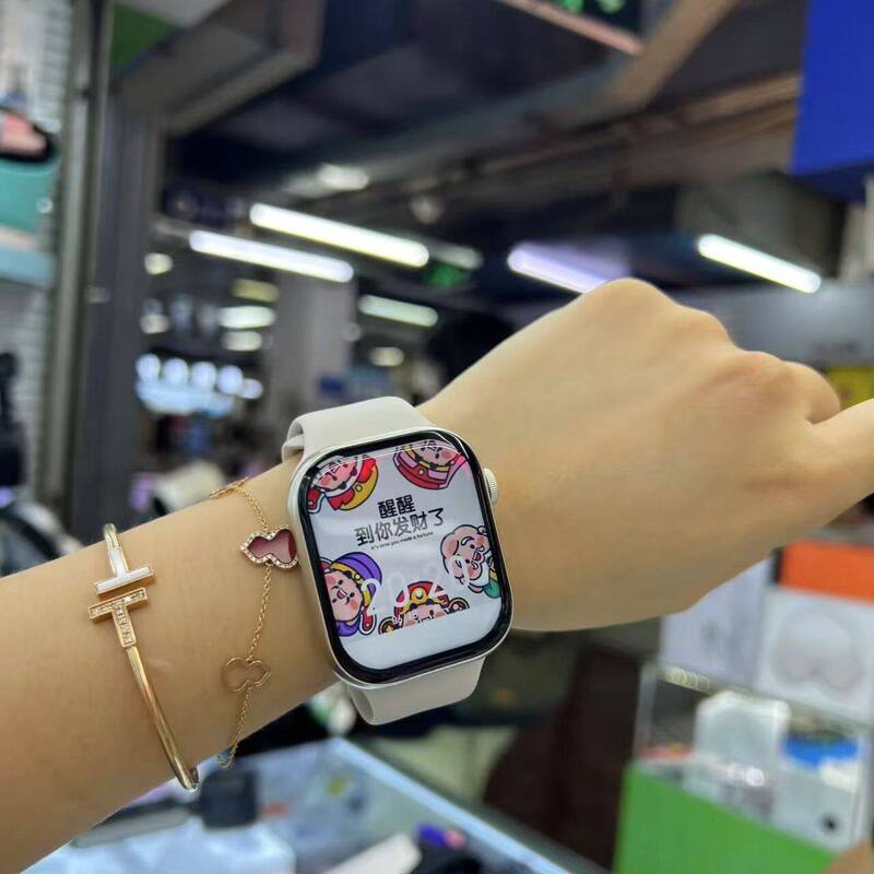 Huaqiangbei S10 Watch Top-Of-The-Line iWatch Sports Smartwatch with Multi-Functional Heart Rate Monitoring and Dynamic Island Call Features