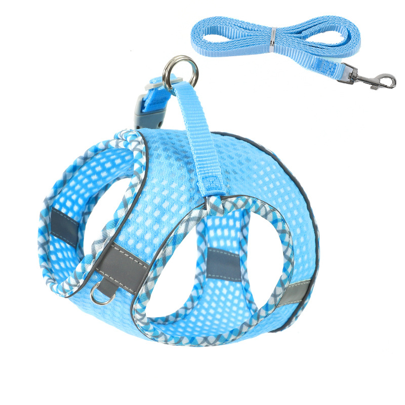 Correa para mascotas transfronteriza correa para el pecho del perro gato Chaleco de perro cuerda para caminar perro cuerda perros medianos y pequeños