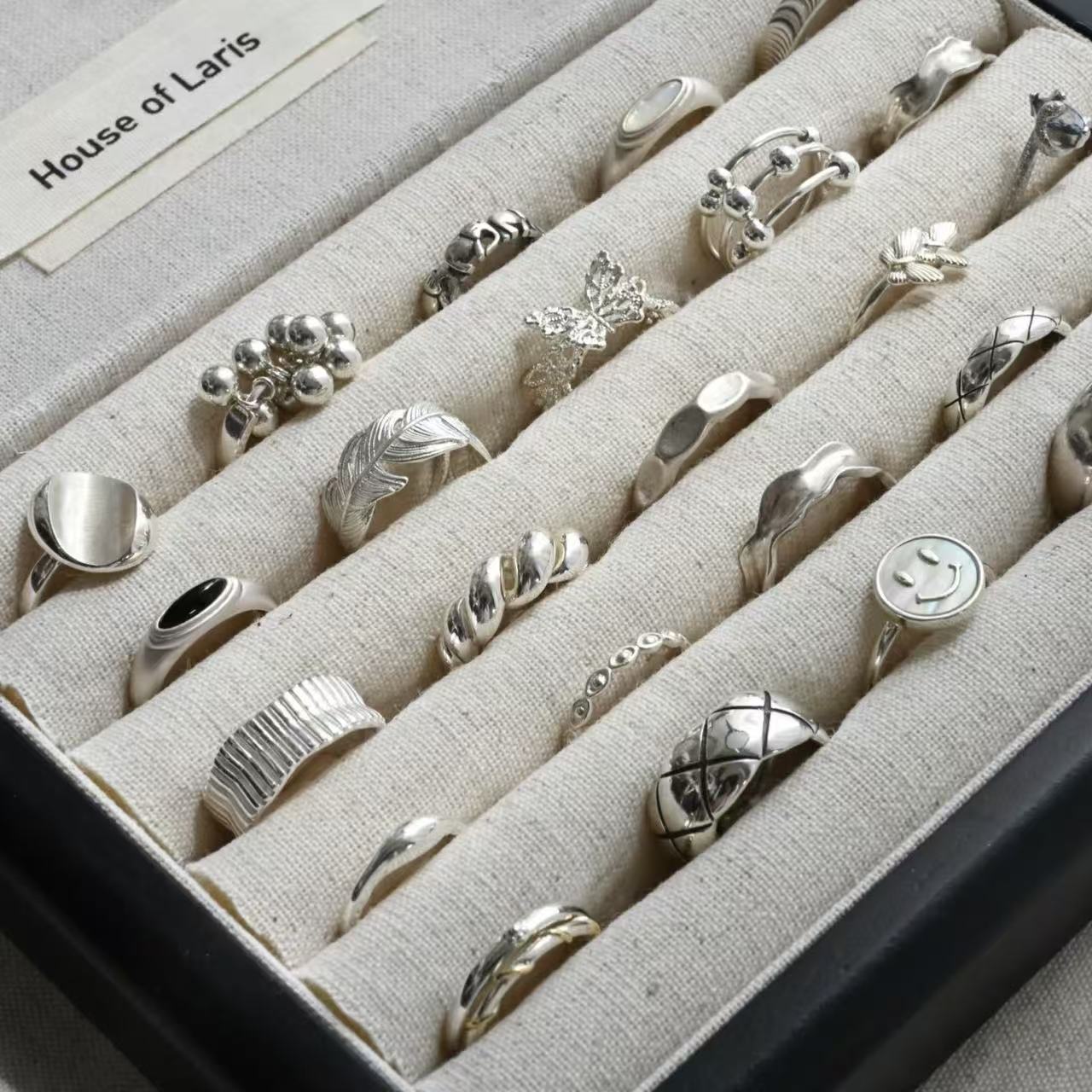 S925 Sterling Silver Ring, Simple and Sophisticated Ring for Women, Niche High-End Luxury Index Finger Ring That Does Not Fade