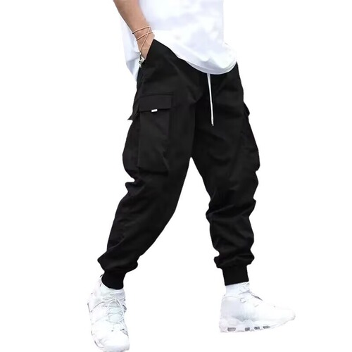 American Retro Work Pants for Men 2025 Printed Casual Long Pants Loose Sports Ankle Pants