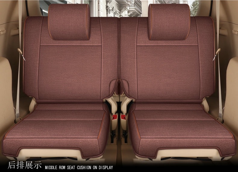 [Cross-Border] Toyota 4Runner 11-24 Prado Linen Seat Cover Full Surround Car Seat Cushion
