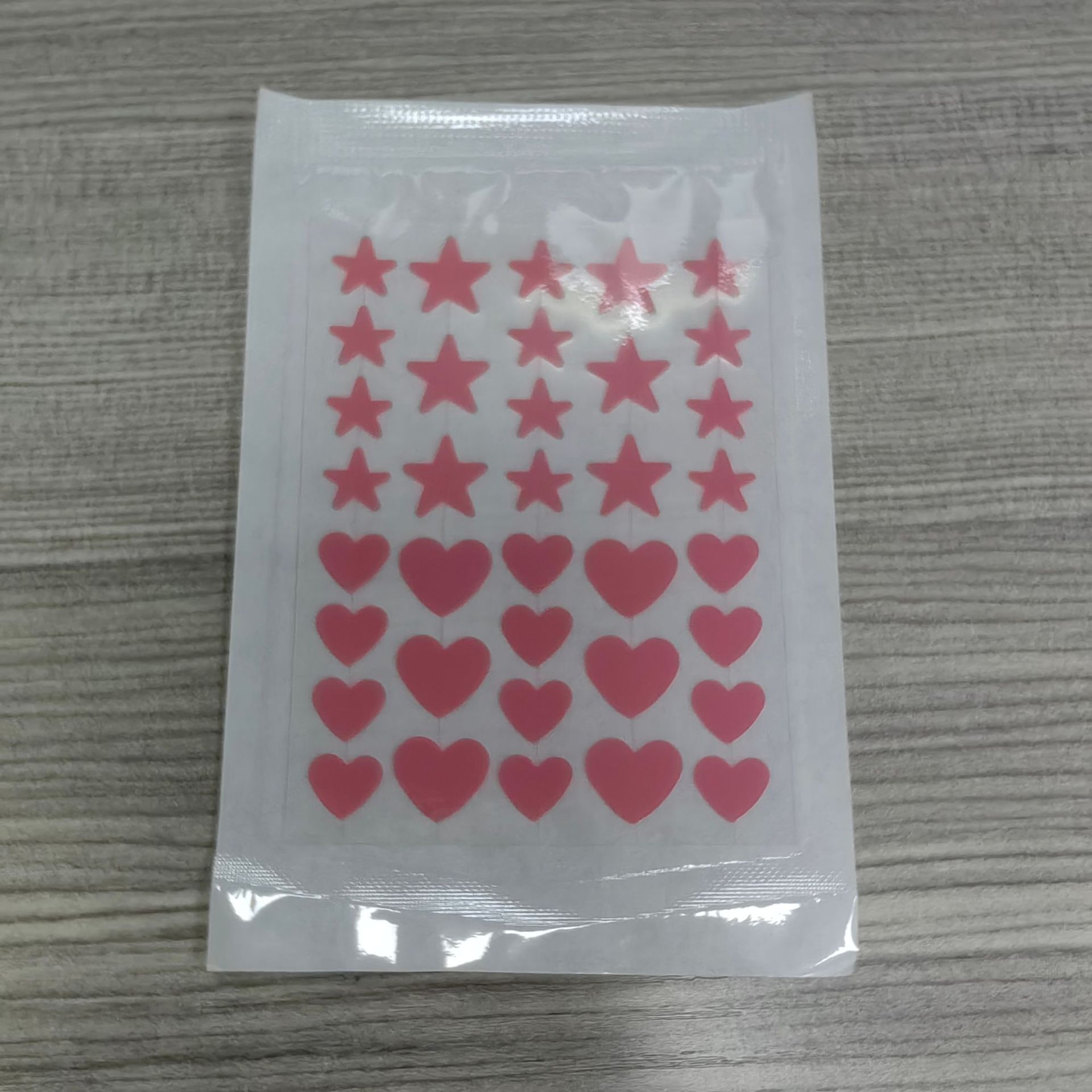 로즈 레드 하트 스타 스타일 36캡슐/개