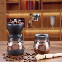 BB4C批发手摇玻璃磨豆机原装密封罐咖啡粉储物罐茶叶罐玻璃存