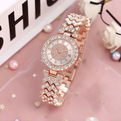 Heat Push Star 2022 New Student Light Luxury Personality Small Dial Diamond Alloy Bracelet Watch for Women