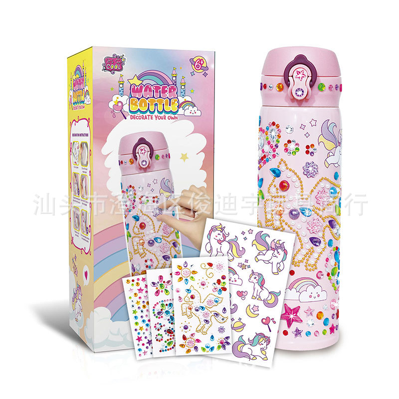 DIY 핑크 보온병-유니콘