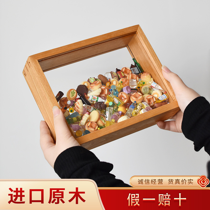 Teacher's Day Gift Photo Frame Display Stand Double-Layer Hollow Dried Flower DIY Double-Sided Transparent Handmade Solid Wood Frame for Paintings Teacher's Day Gift Photo Frame Display Stand Double-Layer Hollow Dried Flower DIY Double-Sided Transparent Handmade Solid Wood Frame for Paintings