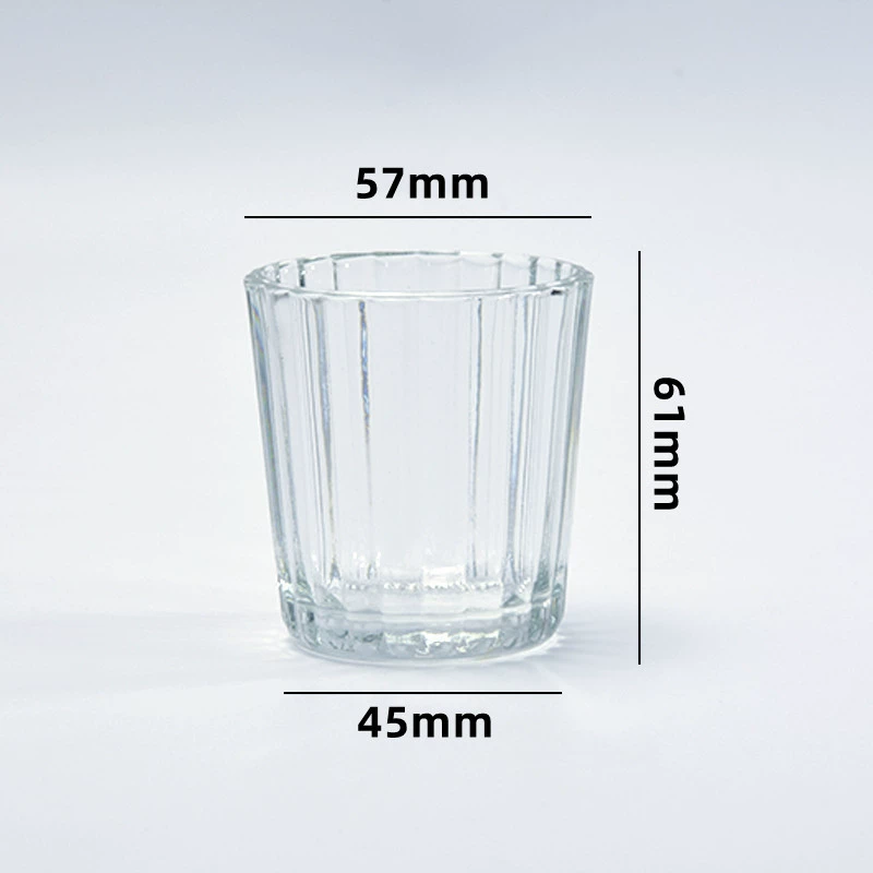 Lijiao Candid Cup Домашний DIY самодельная свеча, ароматерапия, стеклянная чашка, пустая воск, стеклянная спальня, прозрачная подсвечник