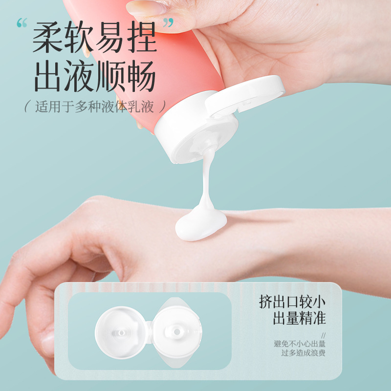 出張用の旅行用詰め替えボトル3本、ポータブル搭乗化粧品ローション収納、大容量プレス収納ボトル|undefined