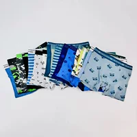 Польские одиночные хлопковые боксеры Zhongda Boys, свободные удобные шорты для мальчиков, Детские Боксеры