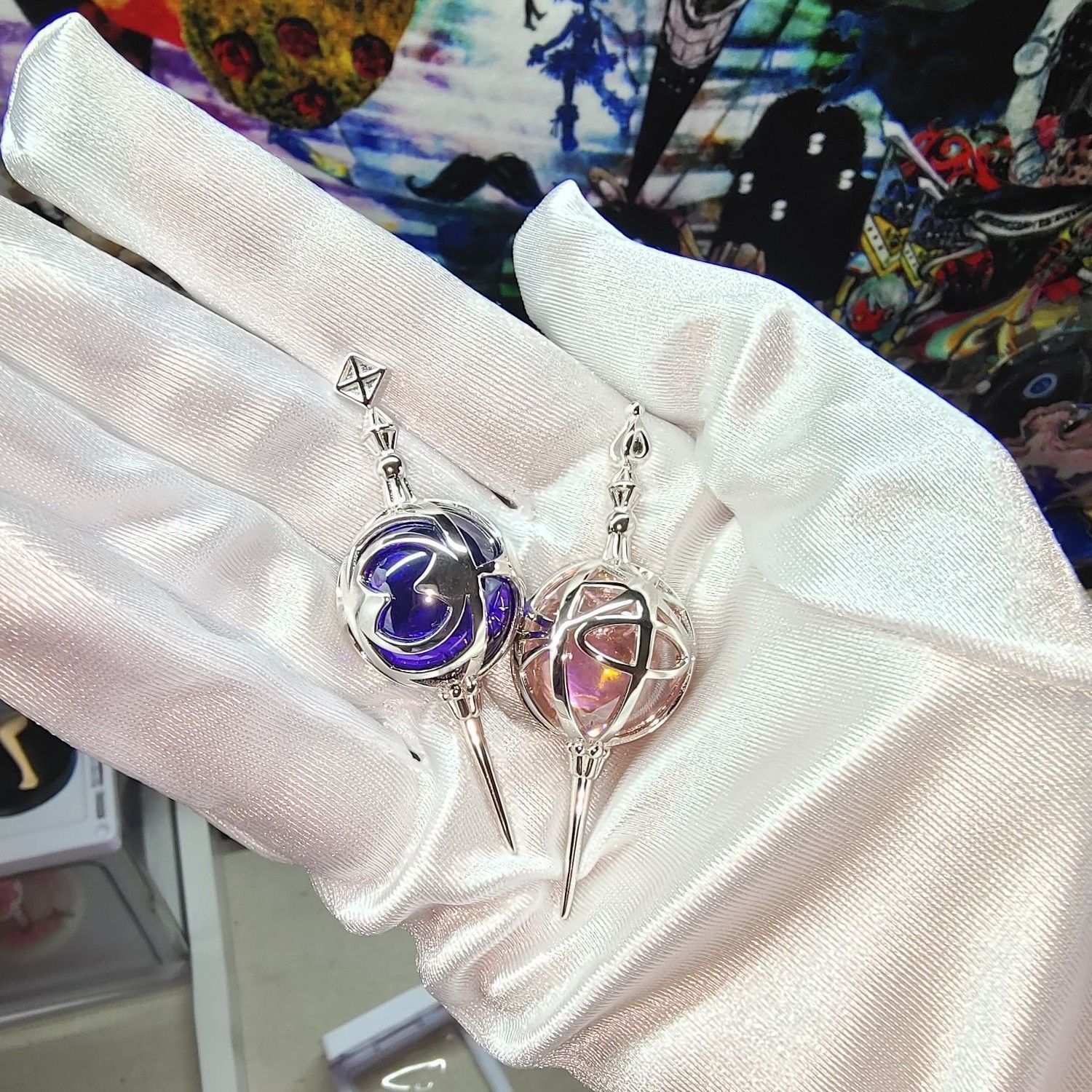 마법의 소녀 XIAO YUAN LAMENT SOUL GEM DEER MU YUAN XIAO MEI YAN BA MA MEI 애니메이션 쥬얼리 장식품