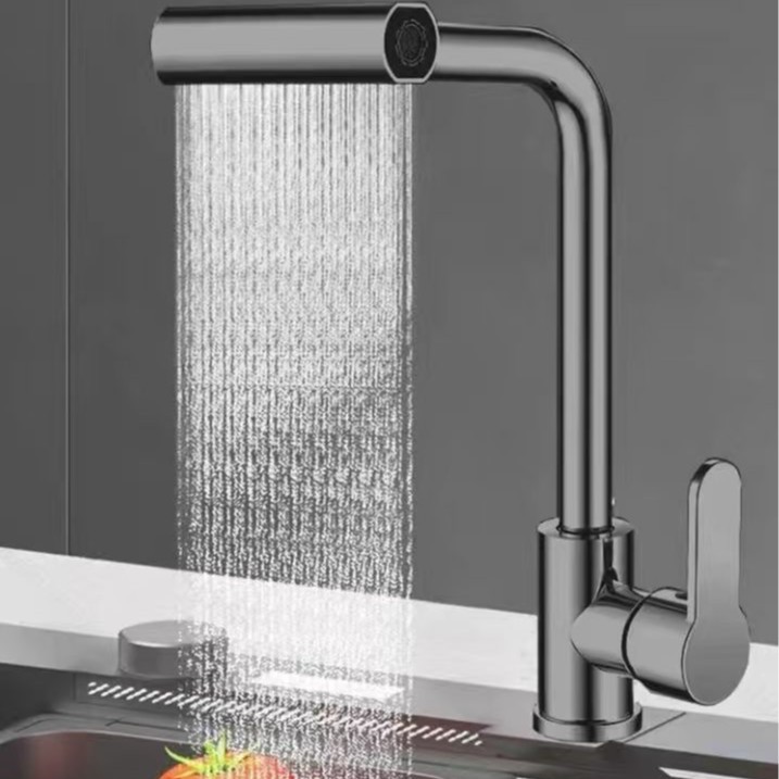 Fábrica directa lavabo grifo de material de plástico agua caliente y fría un solo mango de doble agujero tipo inodoro baño