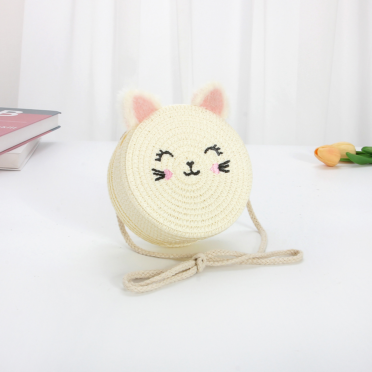 캣라운드백-화이트