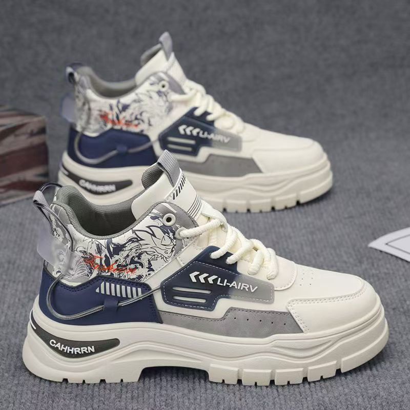 Botas Martin para hombres primavera 2026 nuevos zapatos de skate transpirables, casuales y versátiles, zapatos de moda de hombre de suela plana