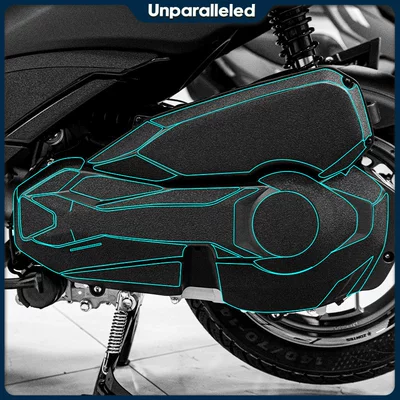 Motorcycle engine and accessories | Body Anti-Scratch Protection Rubber - 07-air-filter-gearbox-universal-thickened-armor-sticker