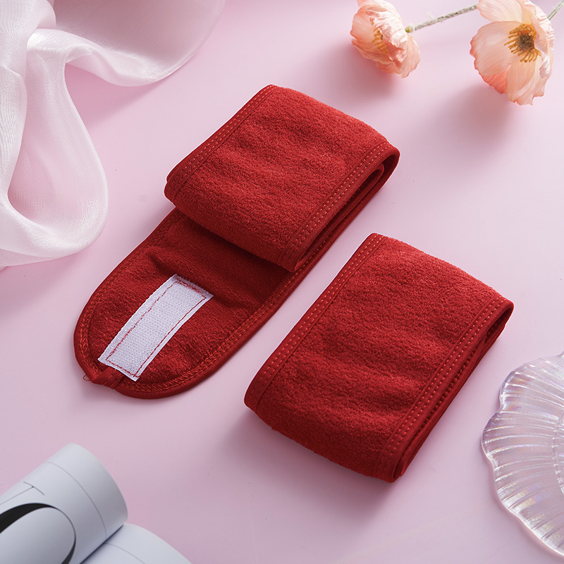 Cinturón para el cabello de velcro europeo y americano, mascarilla facial, cinturón para el cabello, pañuelo deportivo transpirable que absorbe el sudor, pañuelo para el mes, cinturón para la cabeza al por mayor