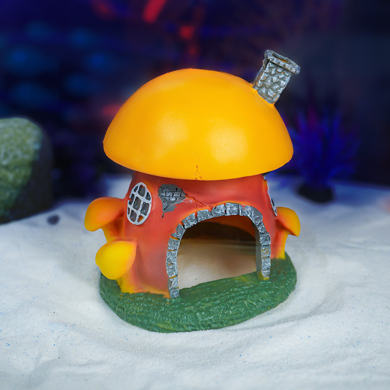 Pecera, decoración de acuario, cangrejo ermitaño, casa de refugio, casa de concha de resina, caja de jardinería, tanque, explosión de cangrejo