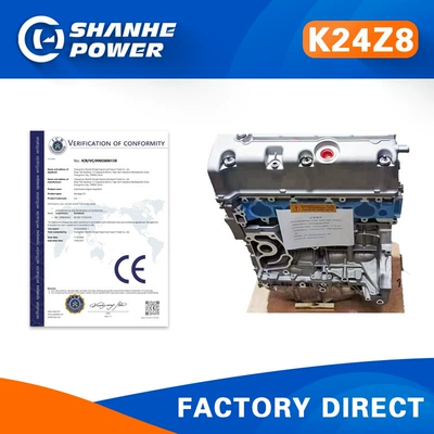 2.4L Engine Automotive Engine Motor K24Z8 Suitable for Honda Accord Cr-V Assembly Parts