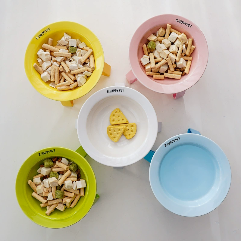 Pe Модернизированный железный каркас для кошачьей чаши для защиты шеи от опрокидывания