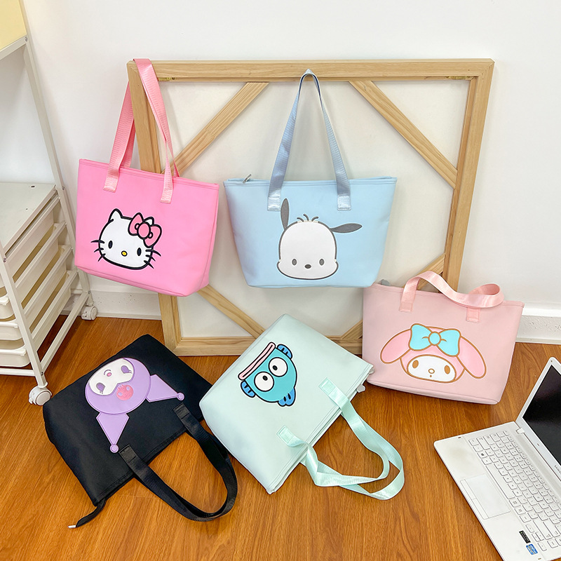 Cartoon capacious one-shoulder bag