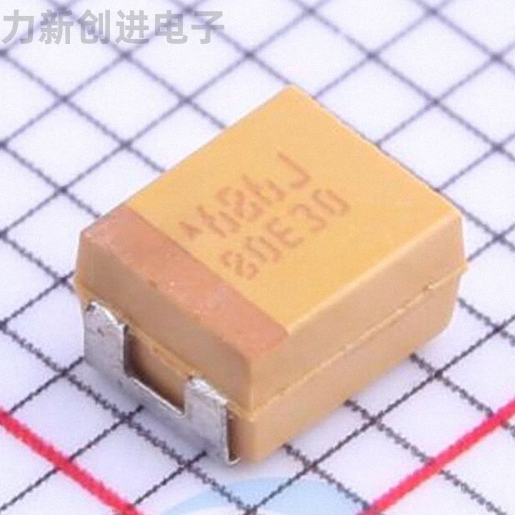 TAJB686K006RNJ描述68uF(686) ±10% 6.3V 钽电容