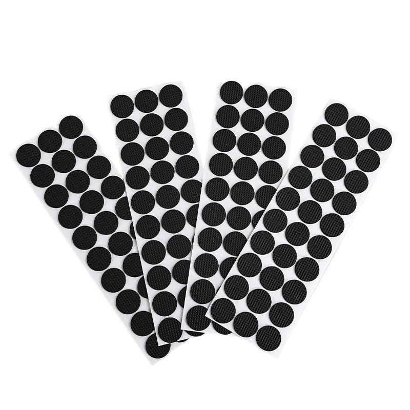 Заводская поставка сетки EVA подушка для ног стол для ног стул черный круглый самоклеящийся задний клейкий нескользящий коврик амортизирующая резиновая прокладка