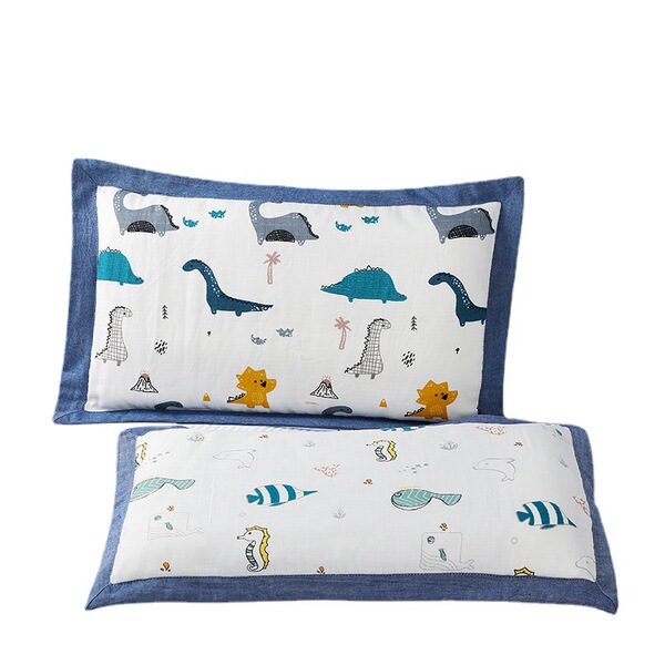 Cotton gauze pillowcase for baby