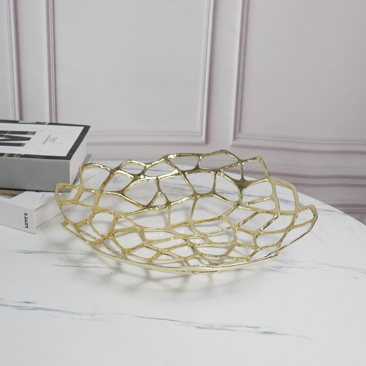 Modern minimalistic geometric metal decorations