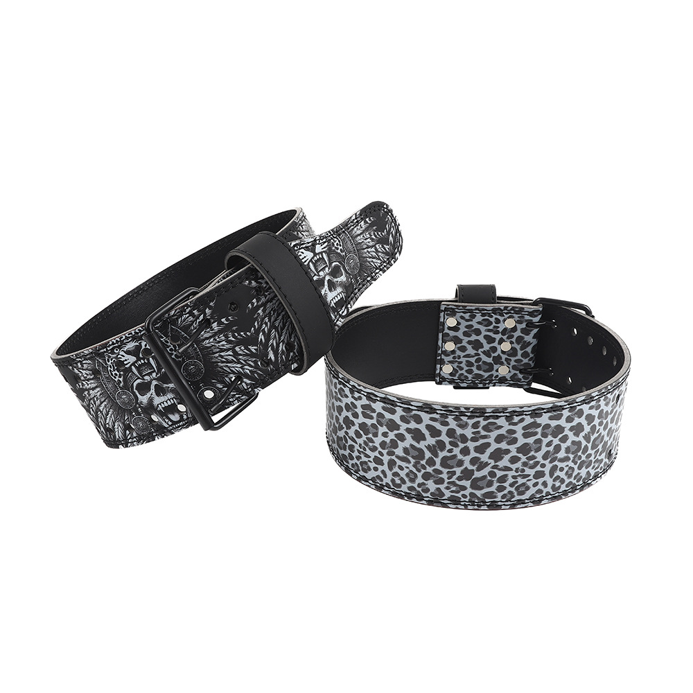 New Thick Weightlifting Fitness Belt Men's and Women's Squat Hard Pull High Strength Training Sports Waist Protection Professional Protector