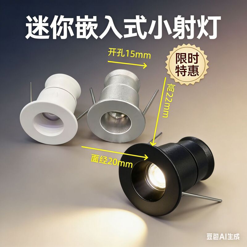 Led 12V Small Spotlight 15mm Star Light Small Downlight Display Cabinet Cupboard Wine Cabinet Mini Spotlight 12V Cross-Border Led 12V Small Spotlight 15mm Star Light Small Downlight Display Cabinet Cupboard Wine Cabinet Mini Spotlight 12V Cross-Border