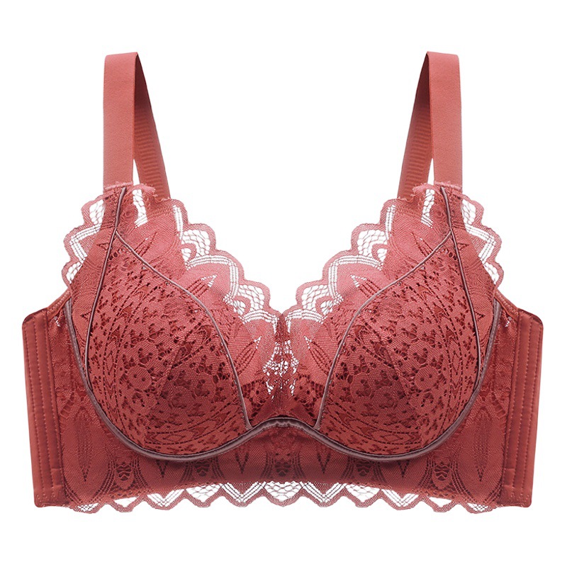 Xia He 906 Autumn and Winter Lace New Style Underwear Women's Comfortable No Steel Rings Small Chest Gathering Adjustable Bra