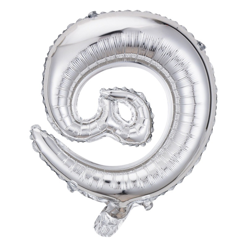 ¿16 pulgadas símbolo globo signo de interrogación signo de exclamación! @ &? Inglés y personajes especiales cumpleaños atmósfera decoración globo